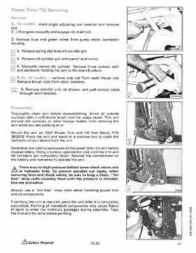 1989 Johnson Evinrude "CE" 120/125/140/185/200/225/300 HP Service/Repair Manual P/N 507758, Page 423
