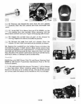 1989 Johnson Evinrude "CE" 120/125/140/185/200/225/300 HP Service/Repair Manual P/N 507758, Page 433