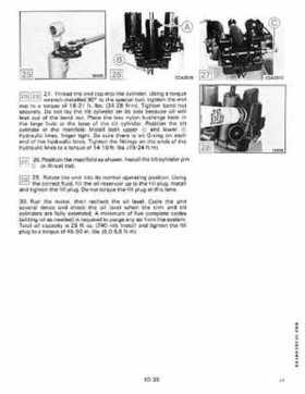 1989 Johnson Evinrude "CE" 120/125/140/185/200/225/300 HP Service/Repair Manual P/N 507758, Page 437