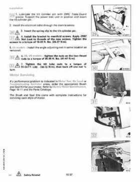 1989 Johnson Evinrude "CE" 120/125/140/185/200/225/300 HP Service/Repair Manual P/N 507758, Page 438