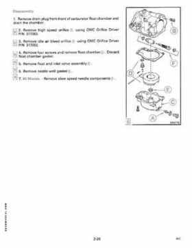 1989 Johnson/Evinrude "CE" 60 Thru 70 Models Service Repair Manual P/N 507756, Page 85