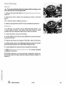 1989 Johnson/Evinrude "CE" 60 Thru 70 Models Service Repair Manual P/N 507756, Page 113