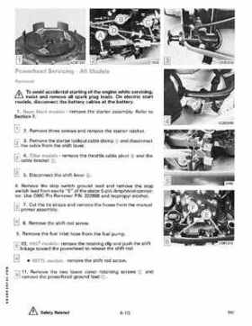 1989 Johnson/Evinrude "CE" 60 Thru 70 Models Service Repair Manual P/N 507756, Page 138