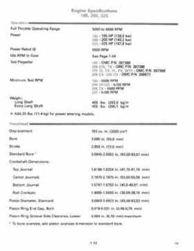 1990 Johnson Evinrude 120 thru 140, 185 thru 225, 300 HP, Service Repair Manual P/N 507875, Page 18