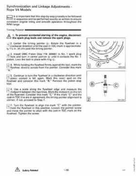 1990 Johnson Evinrude 120 thru 140, 185 thru 225, 300 HP, Service Repair Manual P/N 507875, Page 62