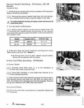 1990 Johnson Evinrude 120 thru 140, 185 thru 225, 300 HP, Service Repair Manual P/N 507875, Page 93