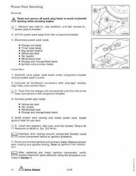 1990 Johnson Evinrude 120 thru 140, 185 thru 225, 300 HP, Service Repair Manual P/N 507875, Page 126
