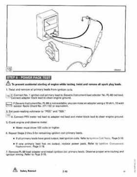 1990 Johnson Evinrude 120 thru 140, 185 thru 225, 300 HP, Service Repair Manual P/N 507875, Page 155