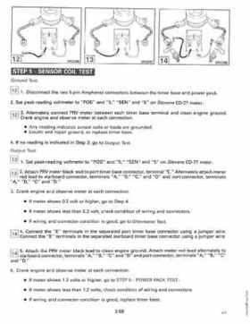 1990 Johnson Evinrude 120 thru 140, 185 thru 225, 300 HP, Service Repair Manual P/N 507875, Page 165