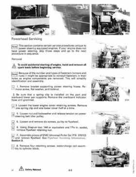 1990 Johnson Evinrude 120 thru 140, 185 thru 225, 300 HP, Service Repair Manual P/N 507875, Page 187