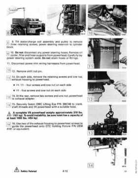 1990 Johnson Evinrude 120 thru 140, 185 thru 225, 300 HP, Service Repair Manual P/N 507875, Page 188