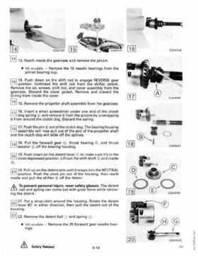 1990 Johnson Evinrude 120 thru 140, 185 thru 225, 300 HP, Service Repair Manual P/N 507875, Page 258