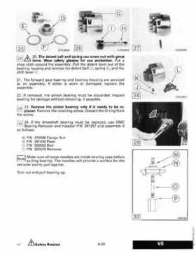 1990 Johnson Evinrude 120 thru 140, 185 thru 225, 300 HP, Service Repair Manual P/N 507875, Page 277