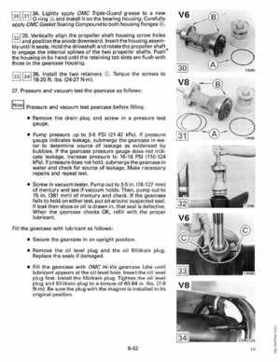1990 Johnson Evinrude 120 thru 140, 185 thru 225, 300 HP, Service Repair Manual P/N 507875, Page 306