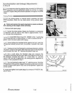 1990 Johnson Evinrude "ES" Colt/Junior thru 8 Service Repair Manual, P/N 507870, Page 48