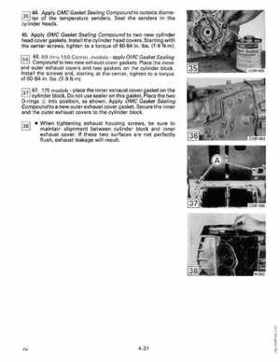 1990 Johnson Evinrude "ES" Cross V 88 thru 115, 150 thru 175 Service Repair Manual, P/N 507874, Page 176