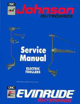 1990 Johnson Evinrude "ES" Electric Trollers Service Repair Manual, P/N 507869, Page 1