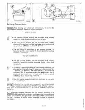 1990 Johnson Evinrude "ES" Electric Trollers Service Repair Manual, P/N 507869, Page 21
