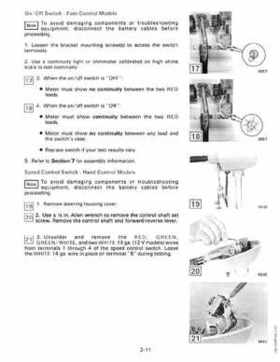 1990 Johnson Evinrude "ES" Electric Trollers Service Repair Manual, P/N 507869, Page 35