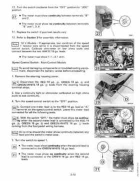 1990 Johnson Evinrude "ES" Electric Trollers Service Repair Manual, P/N 507869, Page 37
