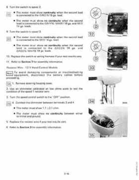 1990 Johnson Evinrude "ES" Electric Trollers Service Repair Manual, P/N 507869, Page 38
