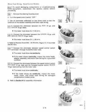 1990 Johnson Evinrude "ES" Electric Trollers Service Repair Manual, P/N 507869, Page 39