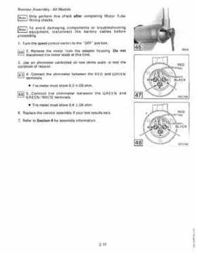 1990 Johnson Evinrude "ES" Electric Trollers Service Repair Manual, P/N 507869, Page 41