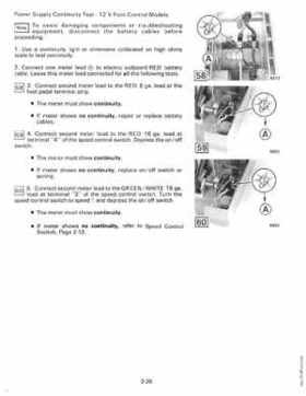 1990 Johnson Evinrude "ES" Electric Trollers Service Repair Manual, P/N 507869, Page 44