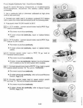1990 Johnson Evinrude "ES" Electric Trollers Service Repair Manual, P/N 507869, Page 46