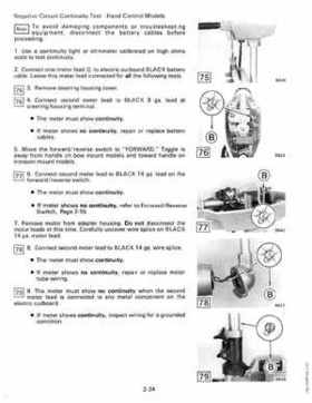 1990 Johnson Evinrude "ES" Electric Trollers Service Repair Manual, P/N 507869, Page 48