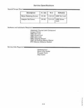 1990 Johnson Evinrude "ES" Electric Trollers Service Repair Manual, P/N 507869, Page 75