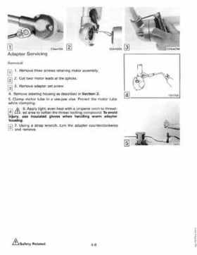 1990 Johnson Evinrude "ES" Electric Trollers Service Repair Manual, P/N 507869, Page 78