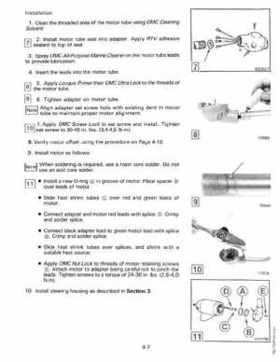 1990 Johnson Evinrude "ES" Electric Trollers Service Repair Manual, P/N 507869, Page 79
