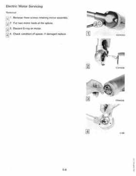 1990 Johnson Evinrude "ES" Electric Trollers Service Repair Manual, P/N 507869, Page 91