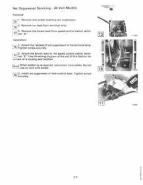 1990 Johnson Evinrude "ES" Electric Trollers Service Repair Manual, P/N 507869, Page 111