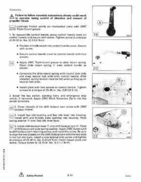 1991 Johnson Evinrude EI 60 Loop V Models 150, 175 outboards Service Repair Manual P/N 507950, Page 251