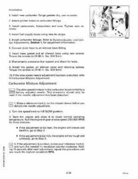 1991 Johnson/Evinrude EI 60 thru 70 outboards Service Repair Manual P/N 507948, Page 95