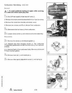 1991 Johnson/Evinrude EI Outboards 2.3 thru 8 Service Repair Manual P/N 507945, Page 74