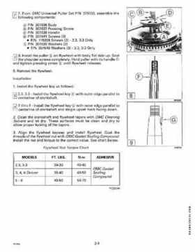 1991 Johnson/Evinrude EI Outboards 2.3 thru 8 Service Repair Manual P/N 507945, Page 98