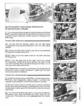 1991 Johnson/Evinrude Models "EI" 40 thru 55 Service Repair Manual P/N 507947, Page 48