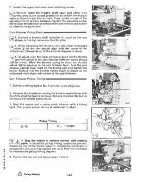 1991 Johnson/Evinrude Models "EI" 40 thru 55 Service Repair Manual P/N 507947, Page 49