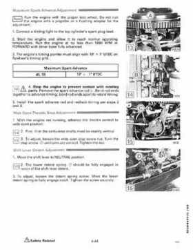1991 Johnson/Evinrude Models "EI" 40 thru 55 Service Repair Manual P/N 507947, Page 50