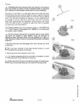 1991 Johnson/Evinrude Models "EI" 40 thru 55 Service Repair Manual P/N 507947, Page 66