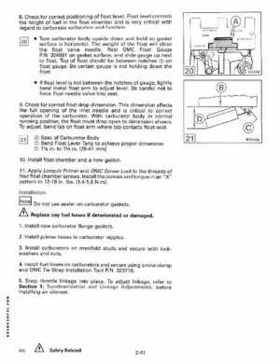 1991 Johnson/Evinrude Models "EI" 40 thru 55 Service Repair Manual P/N 507947, Page 97