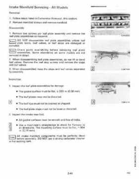 1991 Johnson/Evinrude Models "EI" 40 thru 55 Service Repair Manual P/N 507947, Page 100
