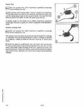 1991 Johnson/Evinrude Models "EI" 40 thru 55 Service Repair Manual P/N 507947, Page 113