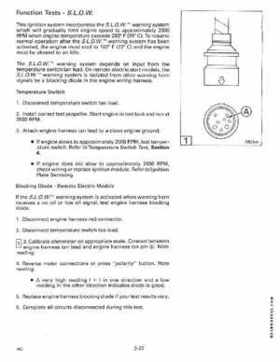1991 Johnson/Evinrude Models "EI" 40 thru 55 Service Repair Manual P/N 507947, Page 124