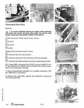 1991 Johnson/Evinrude Models "EI" 40 thru 55 Service Repair Manual P/N 507947, Page 142
