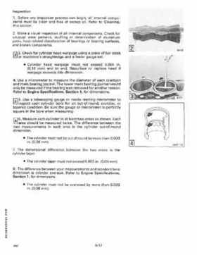 1991 Johnson/Evinrude Models "EI" 40 thru 55 Service Repair Manual P/N 507947, Page 148