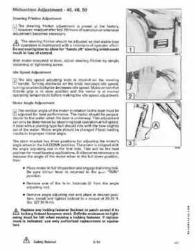 1991 Johnson/Evinrude Models "EI" 40 thru 55 Service Repair Manual P/N 507947, Page 178